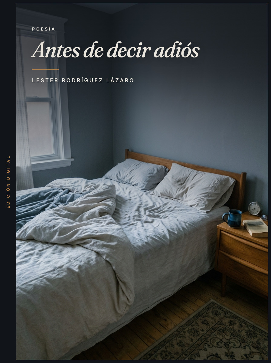 Portada de Antes de decir adiós